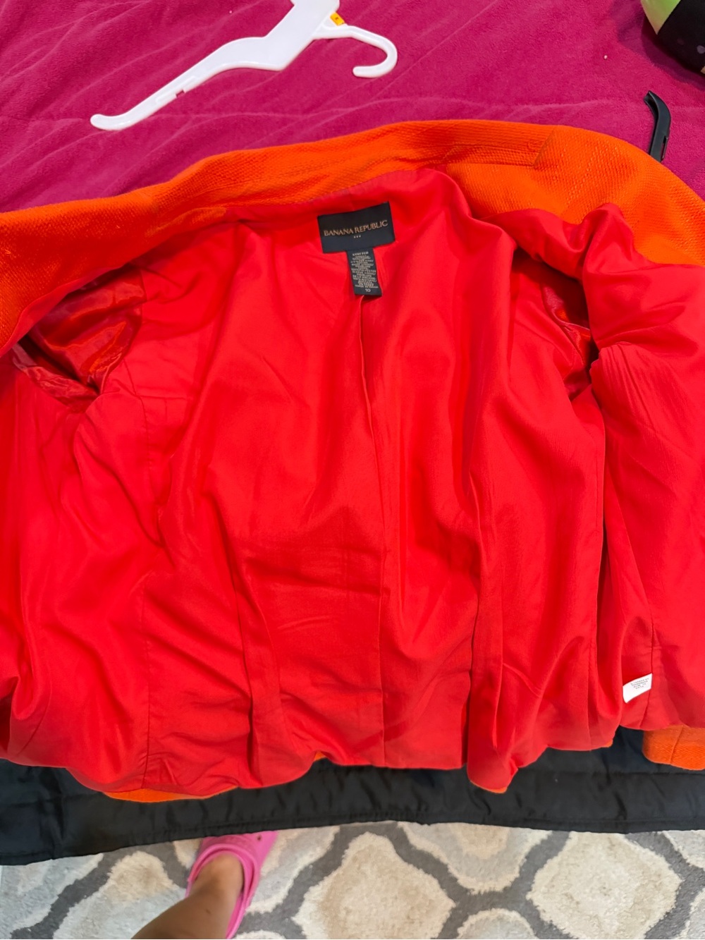 Banana Republic Vibrant Orange Tailored Blazer - Picture 13 of 13